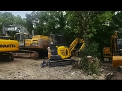 Komatsu 35 excavator, a mini excavator used in urban pipeline construction, landscaping